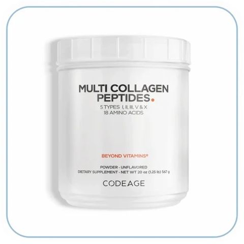 Bột Collagen Codeage Multi Collagen Peptides 567g - Hỗ Trợ Trẻ Hóa Da, Tăng Đàn Hồi, Giảm Nếp Nhăn, Xuất Xứ Mỹ