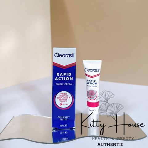 Kem Trị Mụn Clearasil Ultra Rapid Action 15ml - Giảm Kích Thước Mụn Nhanh Chóng và Tình Trạng Đỏ Trong 4 Giờ
