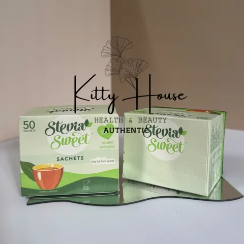 Đường Cỏ Ngọt SteviaSweet 50 Gói - Vị Ngọt Tự Nhiên, Ít Calo Thích Hợp Cho Đồ Uống Và Thực Phẩm Dịu Ngọt