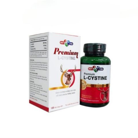 Viên uống Premium L-Cystine 120 viên - Giúp trắng sáng da, mờ thâm nám và bảo vệ sức khỏe làn da hiệu quả.