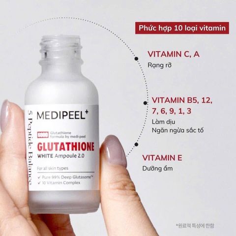 Tinh Chất Dưỡng Trắng MEDI-PEEL Gluthione 600 White Ampoule Serum Medi Peel