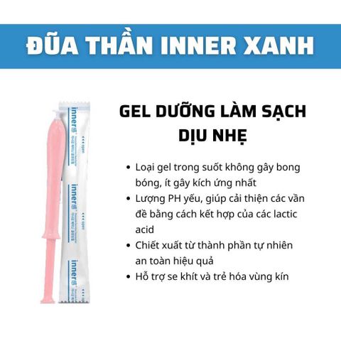 Gel Phụ Khoa [ Lẻ Ống  ] Gel Inner Vệ Sinh Phụ Nữ cân bằng độ PH dưỡng ẩm và làm sạch sâu