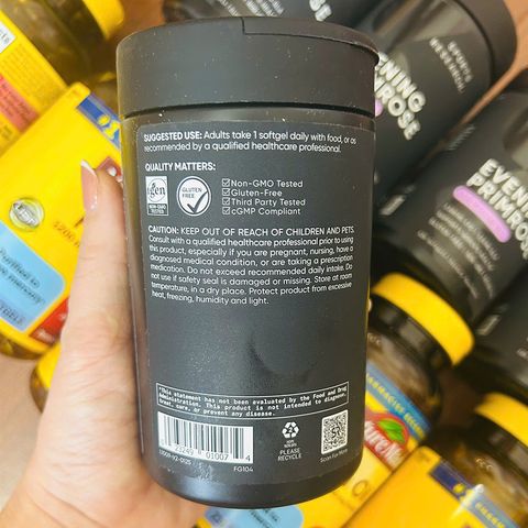 Tinh dầu hoa anh thảo Evening Primrose Sports Research 120 viên