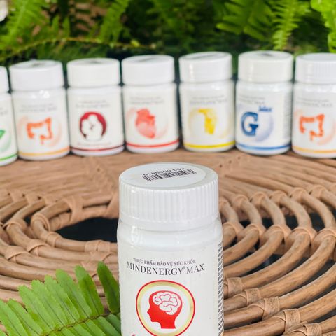 Viên Uống Bổ Não Mindenergy Max - Tăng Cường Trí Nhớ, Giảm Stress, Hỗ Trợ Ngủ Ngon, 30 Viên/Lọ