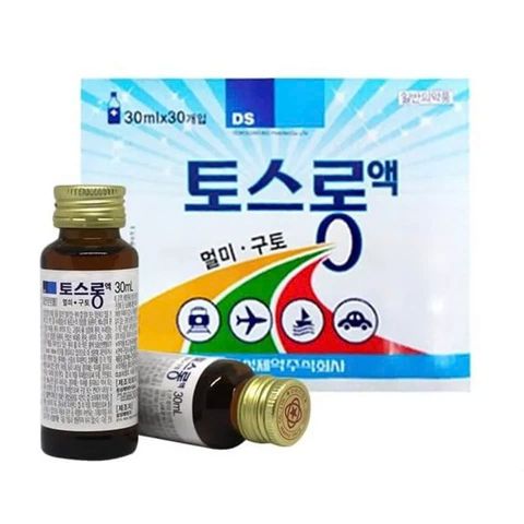 Nước Chống Say Tàu Xe Dongsung Hàn Quốc 30ml x 30 Chai - Giúp Giảm Say Tàu, Không Gây Buồn Ngủ, Thích Hợp Cho Mọi Đối Tượng