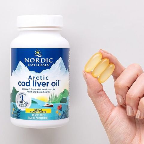 Dầu Gan Cá Tuyết Bắc Cực Nordic Naturals - Viên Uống 180 Viên Hỗ Trợ Tim Mạch và Miễn Dịch, Vị Chanh Ngon