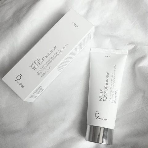Kem Dưỡng Thể Toàn Thân 9Wishes White Tone Up Body Serum SPF21 150ml - Dưỡng Trắng, Chống Nắng, Chăm Sóc Da Mịn Màng và Khỏe Khoắn