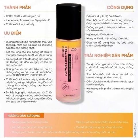 Xịt Dưỡng Trắng Cấp Ẩm KyungLab Ultra Light Radiance 100ml - Giải Pháp Cấp Ẩm và Làm Sáng Da Hiệu Quả