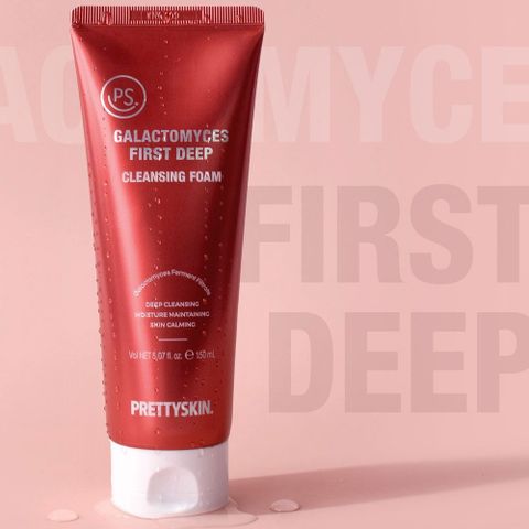 Sữa Rửa Mặt Galactomyces First Deep Cleansing Foam Prettyskin 150ml - Làm Sạch Da Sâu, Cấp Ẩm và Làm Sáng Da Tay Nghe Mềm Mại