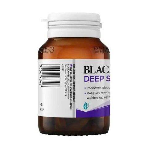 Viên Uống Cải Thiện Giấc Ngủ Blackmores Deep Sleep 30 Viên - Hỗ Trợ Ngủ Ngon, Giải Quyết Căng Thẳng và Lo Âu