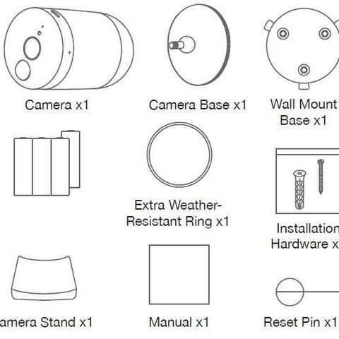 Camera WiFi Kami không dây ngoài trời - Giám sát an toàn 1080P HD, pin sạc tiện lợi, chống nước IP65, điều khiển qua ứng dụng Kami Home.