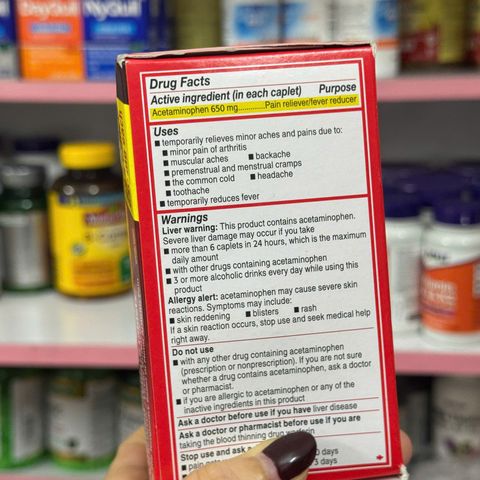 Tylenol 8HR Arthritis Pain 650mg (225 viên) – Viên uống giảm đau nhức khớp hiệu quả, hỗ trợ sức khỏe xương khớp kéo dài