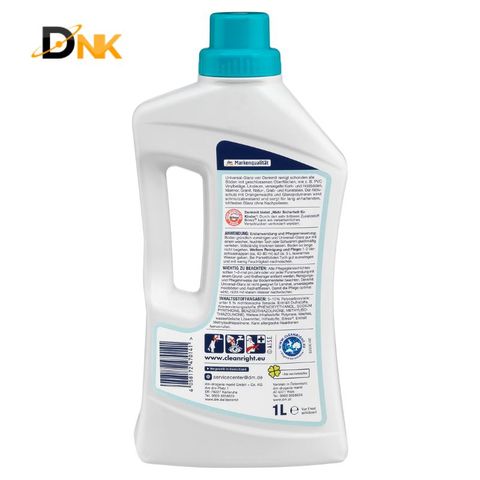Nước Lau Sàn Denkmit Universal Glanz 1L - Sạch Bóng An Toàn, Không Paraben, Phù Hợp Gia Đình Có Trẻ Nhỏ - Sản Phẩm Nội Địa Đức