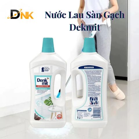 Nước Lau Sàn Denkmit Universal Glanz 1L - Sạch Bóng An Toàn, Không Paraben, Phù Hợp Gia Đình Có Trẻ Nhỏ - Sản Phẩm Nội Địa Đức