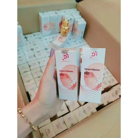 Serum Collagen & Vitamin HD - Chăm Sóc Da Mặt Chất Lượng, Căng Bóng, Se Khít Lỗ Chân Lông, Dưỡng Ẩm, Phục Hồi Da Hư Tổn