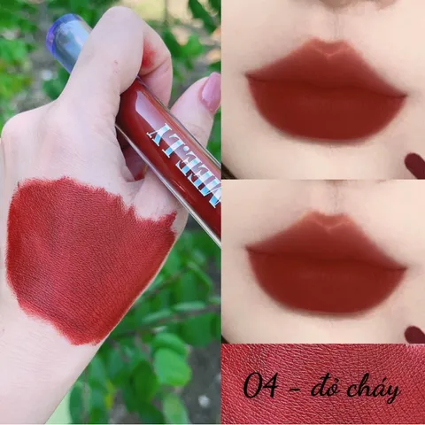 Son Kem Lì Melly Đỏ Cháy - Son Dưỡng Thiên Nhiên Siêu Mịn, An Toàn Cho Mẹ Bầu & Mẹ Bỉm, Giữ Ẩm Lâu Trôi, Không Chì