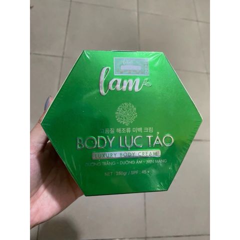 Kem Body Lục Tảo Sam Siêu Trắng Chính Hãng - Dưỡng Ẩm Mềm Mịn Da, Không Bết, Thấm Nhanh, Chăm Sóc Da Tốt