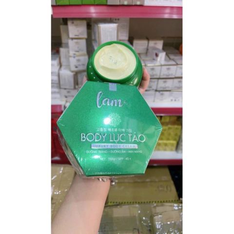 Kem Body Lục Tảo Sam Siêu Trắng Chính Hãng - Dưỡng Ẩm Mềm Mịn Da, Không Bết, Thấm Nhanh, Chăm Sóc Da Tốt