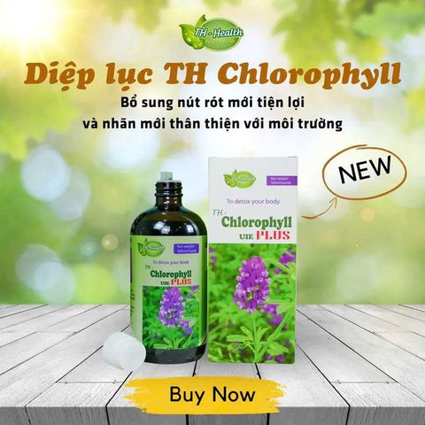Nước Diệp Lục TH-Chlorophyll Uie Plus 500ml - Thanh Lọc Cơ Thể, Hỗ Trợ Miễn Dịch, Giải Độc Gan, Tăng Cường Sức Khỏe