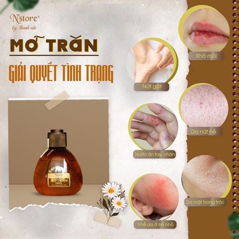 Mỡ Trăn Nguyên Chất N'Store 75gr - Sản phẩm triệt lông an toàn, mờ rạn da, và dịu vết bỏng - Chăm sóc da tự nhiên tại nhà.