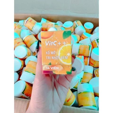 Viên Xổ Mỡ VitC - Giảm Mỡ Bụng, Hỗ Trợ Giảm Cân Tự Nhiên, Hộp 14 Viên, Detox Làm Sạch Cơ Thể, Hiệu Quả Sau 1 Liệu Trình