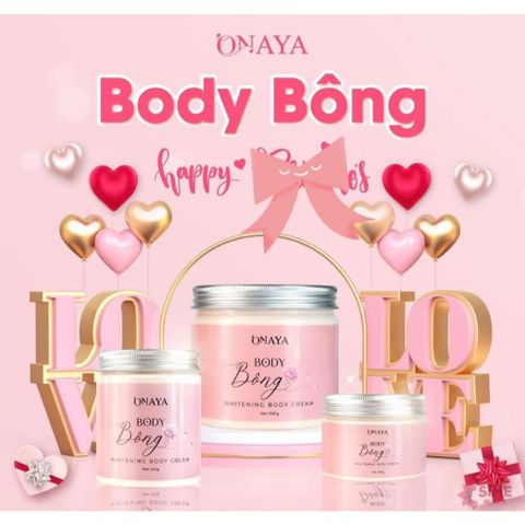 Kem Body Bông ONAYA Chính Hãng - Dưỡng Trắng Da, Làm Mịn Da, Chống Lão Hóa, Chuyên Dụng B3 Retinol