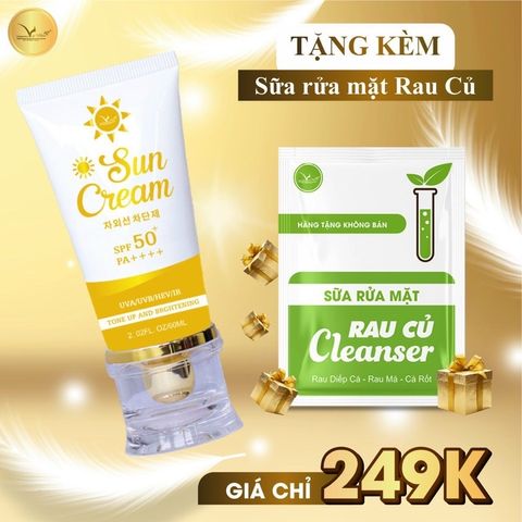 Kem Chống Nắng Lý Hoá Vip White - Bảo Vệ Da Khỏi Ánh Sáng Xanh, UVA/UVB, Làm Trắng Da, Duy Trì 8 Giờ Chống Nắng