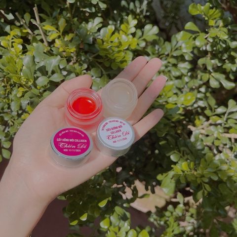 Combo Dưỡng Môi Thiên Di - Tinh Chất Cấy Màu Hồng Tự Nhiên, Tẩy Thâm, Chống Khô, Collagen Tăng Cường Độ Ẩm
