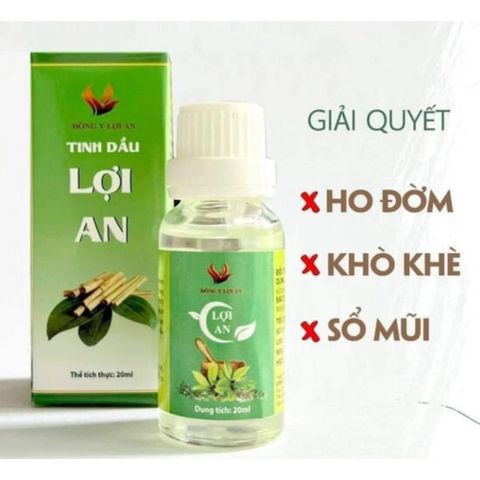 Tinh Dầu Bôi Lợi An - Hỗ Trợ Ngạt Mũi, Sổ Mũi Cho Trẻ Sơ Sinh, 100% Thảo Dược Thiên Nhiên - Quà Tặng Dành Cho Bé