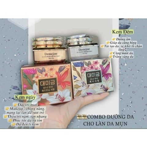 Kem Demejine Hàn Quốc - Chống lão hóa, làm sáng da, giảm nếp nhăn và thâm nám, sản phẩm chăm sóc da mặt chính hãng
