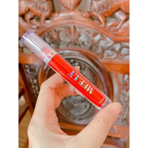 Son Kem Lì Melly Supper Matte Thiên Nhiên Màu Đỏ Cam - Không Chì, Chống Lem, Dưỡng Môi, 12 Giờ Bền Màu