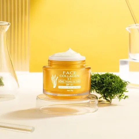 Combo 2 Kem Face Collagen X3 Chính Hãng - Dưỡng Trắng Da, Mờ Thâm Nám, Chống Nắng SPF 45 từ Mỹ Phẩm Đông Anh