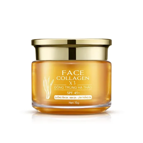 Combo 2 Kem Face Collagen X3 Chính Hãng - Dưỡng Trắng Da, Mờ Thâm Nám, Chống Nắng SPF 45 từ Mỹ Phẩm Đông Anh