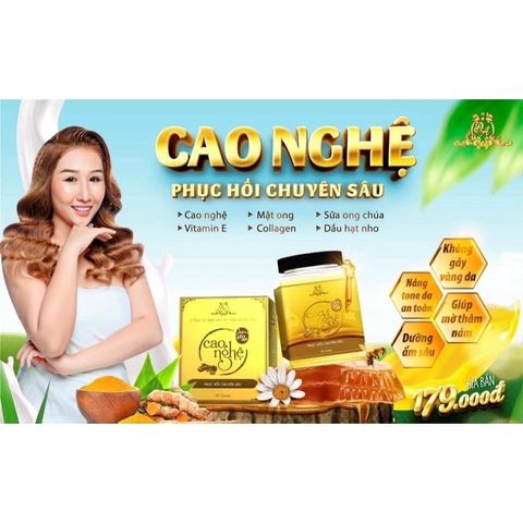 Cao Nghệ Phục Hồi Chuyên Sâu Collagen X3 - Kem Dưỡng Sáng Da, Chống Lão Hoá, Làn Da Mịn Màng, Mỹ Phẩm Đông Anh