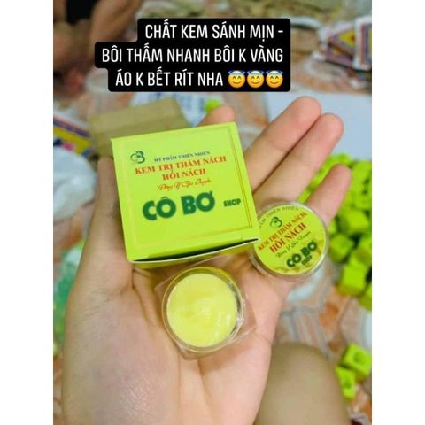 Combo 5 Hộp Kem Khử Thâm Nách Cô Bơ 8gr - Đánh Bay Hôi Nách, Làm Trắng An Toàn, Thơm Mùi Sâm, An Toàn Cho Mẹ Bầu