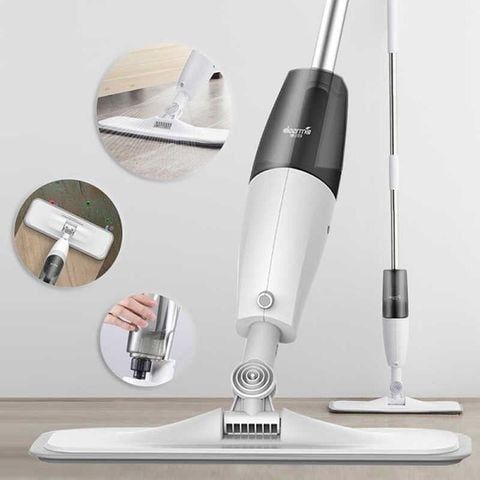 Cây Lau Nhà Phun Nước Deerma TB500 - 3 Trong 1 Tiện Ích Lau Sàn, Phun Nước, Quét Rác - Thiết Kế Thông Minh, Góc Xoay 360 Độ