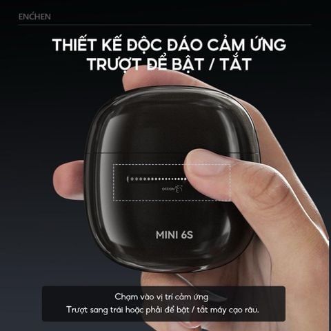 Máy Cạo Râu Enchen Mini 6S - Thiết Kế Nhỏ Gọn, Hiệu Quả và Tiện Lợi cho Chăm Sóc Cá Nhân Hàng Ngày