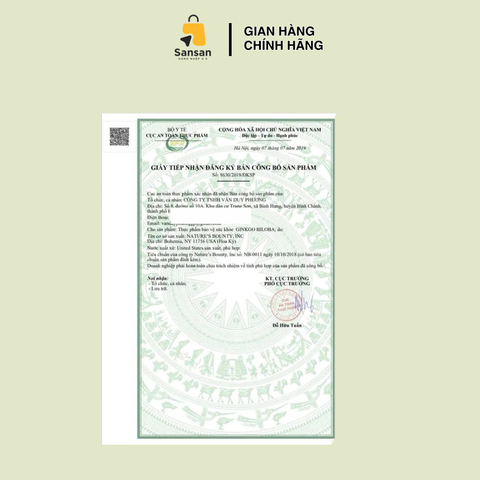 Viên Uống Bổ Não Ginkgo Biloba 120mg Trunature Mỹ - 340 Viên Tăng Cường Trí Nhớ, Giảm Căng Thẳng, Hỗ Trợ Sức Khỏe Não Bộ