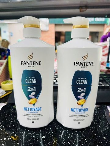 Gội xả Pantene 2IN1 820ml - Kem Dưỡng Tóc Phục Hồi & Dưỡng Ẩm, Giúp Tóc Mềm Mượt, Bóng Khoẻ