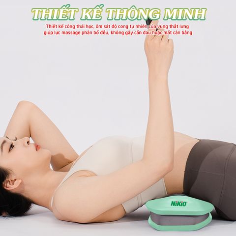 Máy Massage Lưng Kéo Giãn Cột Sống Nikio NK-159 - Công Nghệ 4 Trong 1 Chăm Sóc Cột Sống, Giảm Đau Nhức Lưng Hiệu Quả