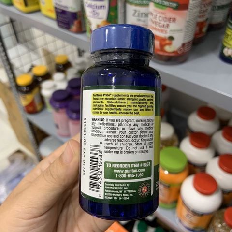 [Date 2027]Viên uống tinh dầu tỏi odorless Garlic Extract 1000mg 100v puritan's Pride - Shop Songvy
