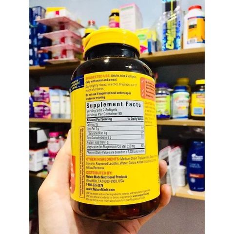 Viên uống bổ sung Magie Nature Magnesium  - Shop Songvy