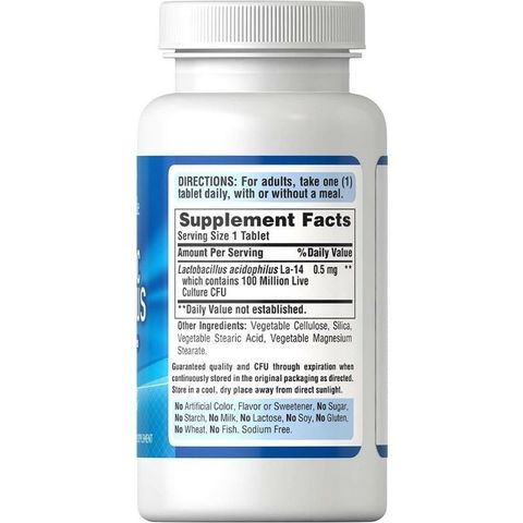 [Date 2026] Viên uống men vi sinh lợi khuẩn Puritan's Pride Probiotic Acidophilus - Shop Song Vy