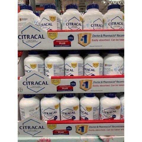 [Date 2027] Viên uống bổ sung canxi citrate CITRACAL Maximum Calcium Citrate