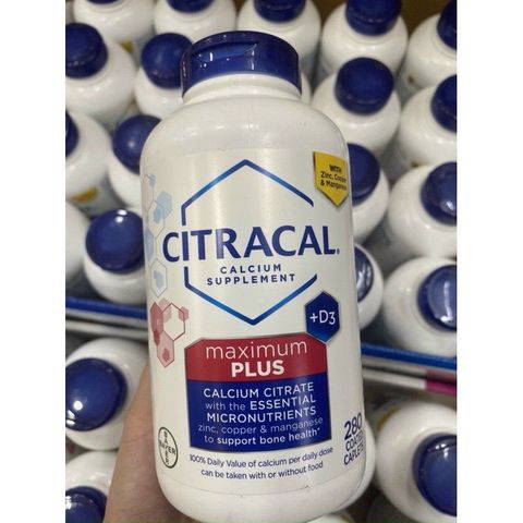 [Date 2027] Viên uống bổ sung canxi citrate CITRACAL Maximum Calcium Citrate