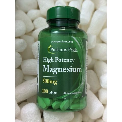 [ Date 2027 ]Viên uống bổ sung Magie HT Xương Cơ , Thần Kinh Magnesium  Puritan's Pride / Nature’s Bounty