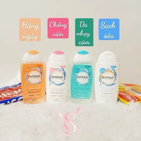 Dung dịch vệ sinh Femfresh 250ml - Hàng Úc, Khử mùi tự nhiên, Chăm sóc vùng kín hàng ngày, An toàn cho mọi loại da