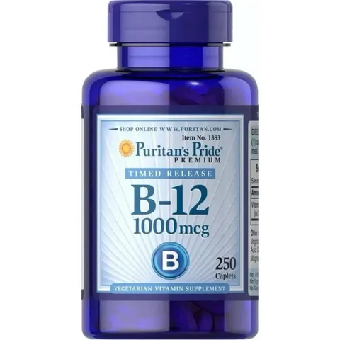 Viên uống Bổ Máu, Ngừa Chóng Mặt, Tăng Cường Trí Não Vitamin B12 Puritan's Pride_Shopsongvy