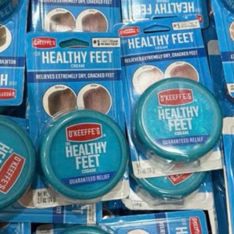 Kem Dưỡng Gót Chân O'Keeffe's Healthy Feet 85g - Giải Pháp Đặc Trị Da Khô Nứt Nẻ, Cung Cấp Độ Ẩm Lâu Dài, Chăm Sóc Bàn Chân Khỏe Mạnh