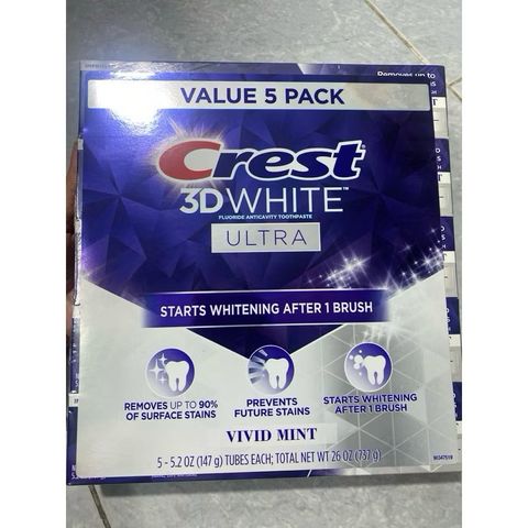 [ Date 2027 ] Kem đánh răng 3D White 93g , 147g tuýp